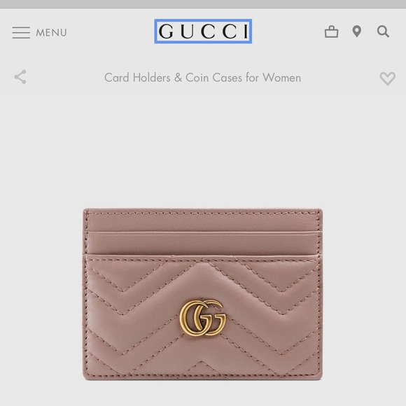 Pink Gucci Marmont Card Holder (not sure why it says sold on my page) - Picture 3 of 4